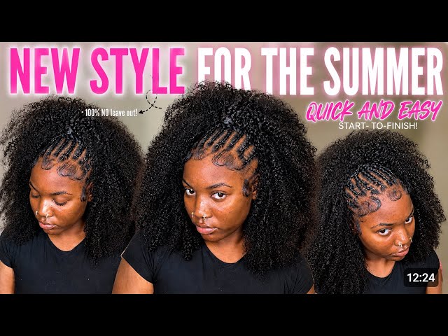 I think I just made the hairstyle of the summer....FT. @curlsqueen hair