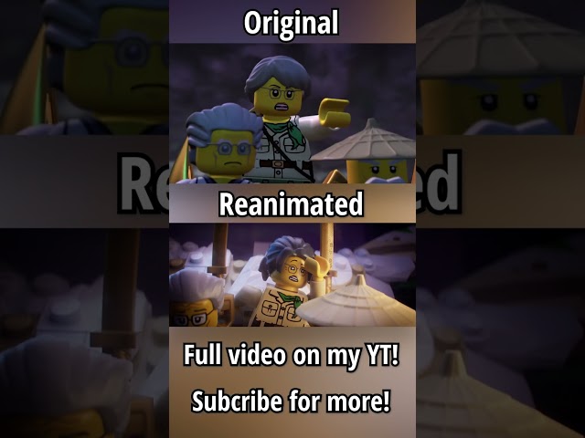 I reanimated a Lego Ninjago episode in the style of the movies!