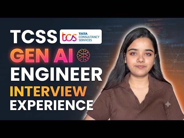 TCS Gen AI Engineer | Interview Experience