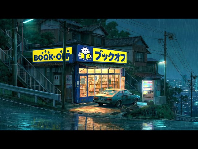 Book-Off on a Mountain Road ~ Peaceful Lofi for Late Night Listening