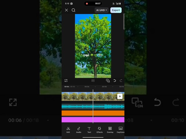 CapCut Video Editing Tutorial | No Watermark | Free | Hindi🌲🌳🌿😍😘