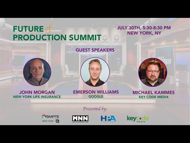 Future of Production Summit NY | Panel with Google, New York Life Insurance