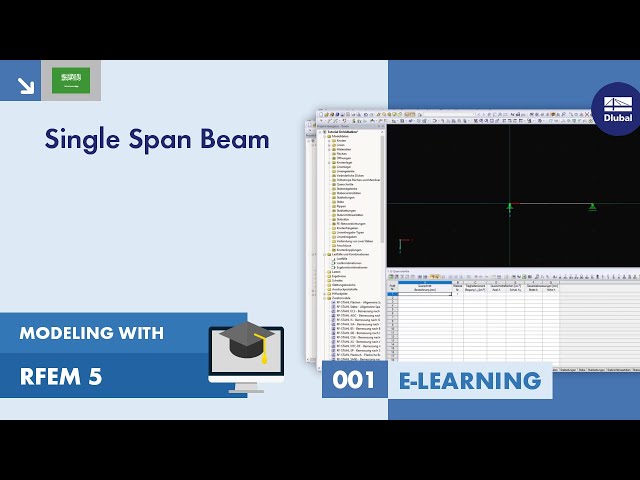 Modeling with RFEM 5 | 001 Single Span Beam