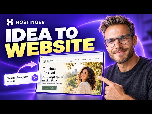 Hostinger AI Website Builder Tutorial: Build Your First Website [FAST]