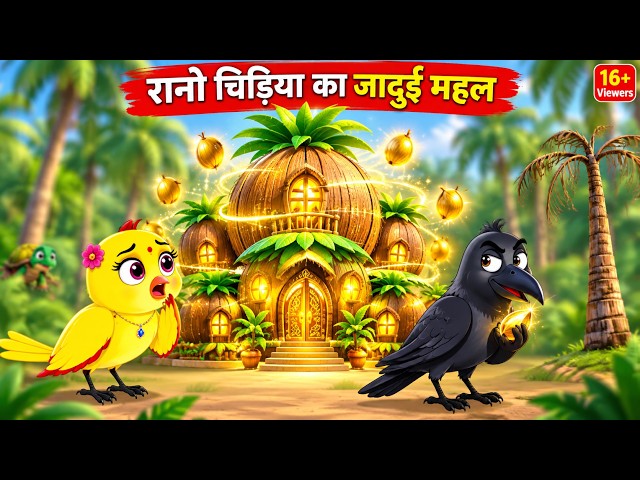 Rano chidiyaऔर जादुई नारियल का महल | chidiya cartoon | rano chidiya ki kahani new episode