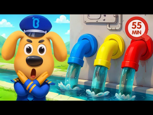 Water Pollution Rescue Mission | Protect the Earth | Good Habits for Kids | Sheriff Labrador
