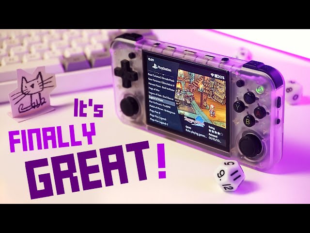 The RG35XX-H (and Plus) just became AMAZING!  // New Custom Firmware!