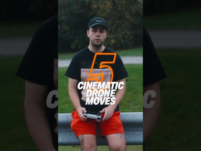 Try these 5 moves for cinematic drone shots 🎥