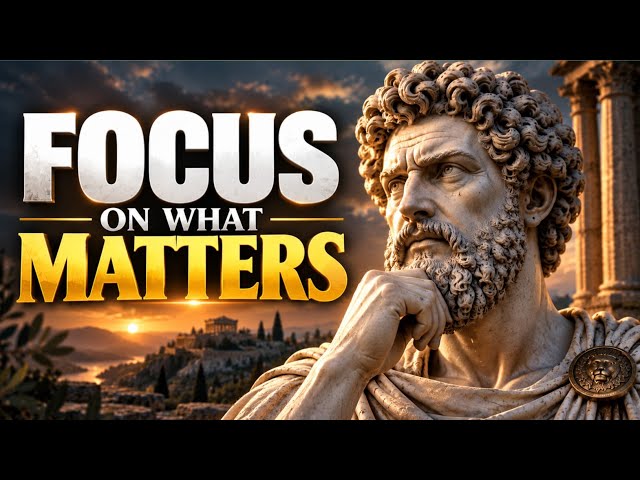 Focus on What Matters | Stop Wasting Your Life on the Wrong Things : stoic wisdom 