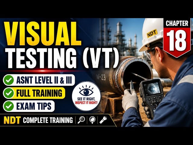 Visual Testing (VT) Complete Training | ASNT Level II & Level III | NDT
