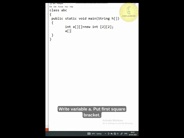 java module | Array 'part 6' | CodeLearning