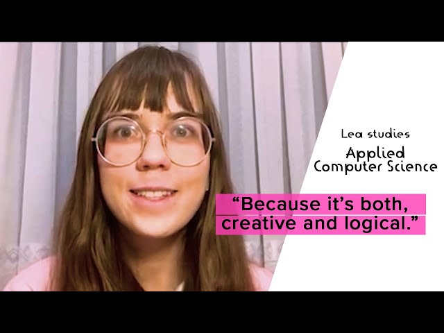Applied Computer Science: this is why Lea chose this programme