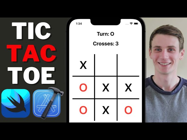 SwiftUI Tic Tac Toe Example Tutorial Beginner Xcode Project