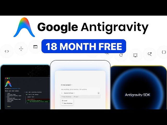 Get Google Antigravity FREE 18 Months | Google AI Pro Free For Antigravity Coding | Vibe Coding AI