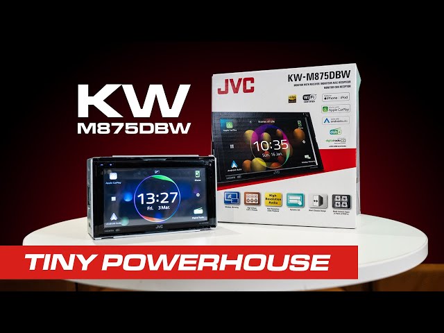 JVC KW-M875DBW Wireless Carplay, Android Auto Stereo - The Flagship Model | Car Audio Security