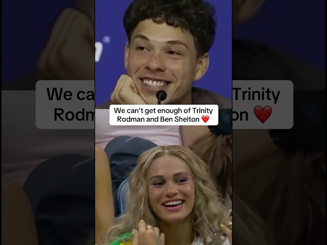 Ben Shelton shares how much it meant to him that Trinity Rodman kept showing up to support him 👏