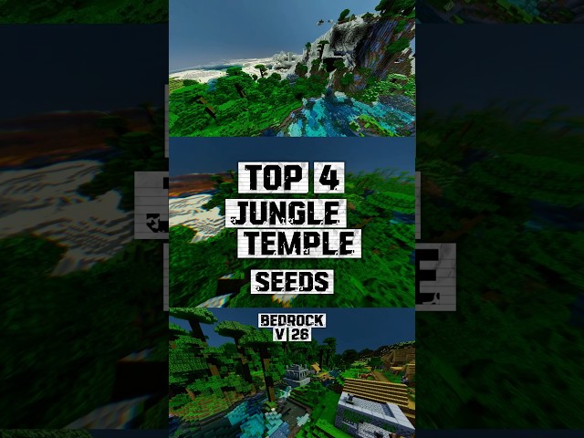 🏛️ Top 4 Jungle Temple Seeds for Minecraft Bedrock 26