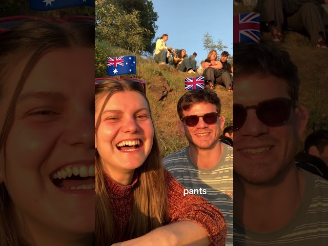 🇦🇺 v 🇬🇧 Vocabulary differences 😎