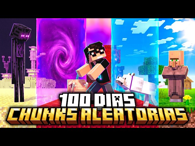 I Survived 100 Days with RANDOM CHUNKS in Minecraft - THE MOVIE
