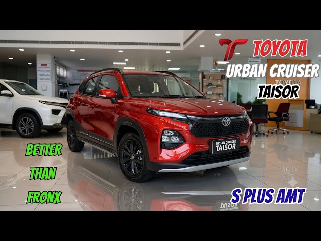 Toyota Urban Cruiser Taisor S Plus Automatic✅ Best for City Drive❤️ Excellent Mileage On Road Price🔥