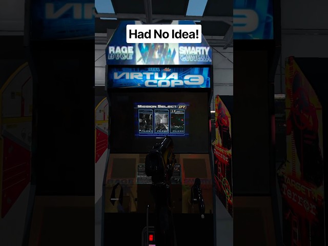 They Made a Virtua Cop 3?!#virtuacop3 #arcade