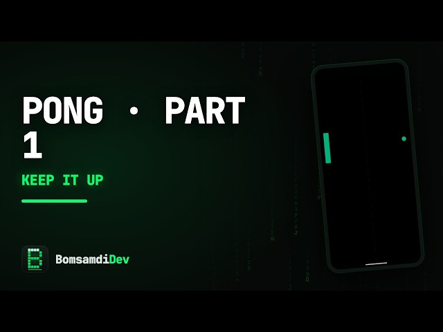 Pong in Flutter Flame, Part 1: Keep It In The Air