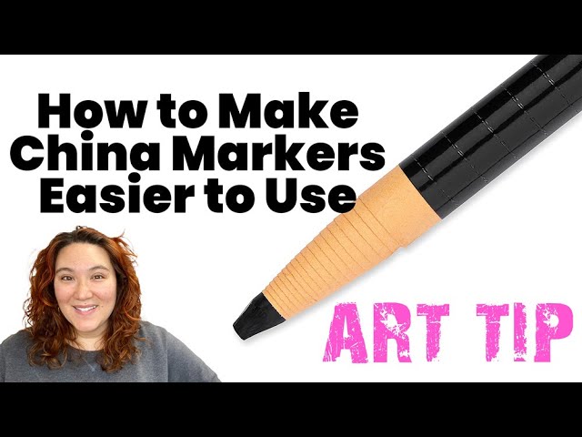 Say Goodbye To Frustration: Making China Markers (Grease Pencils) Easier to Use!