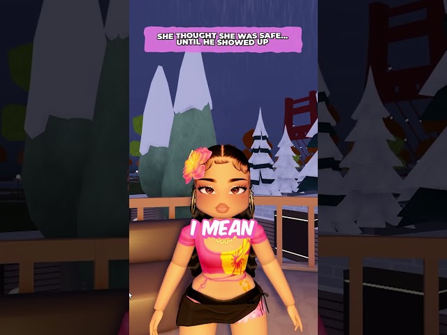 SHE THOUGHT SHE WAS SAFE... UNTIL HE SHOWED UP! 😨 #roblox #shorts