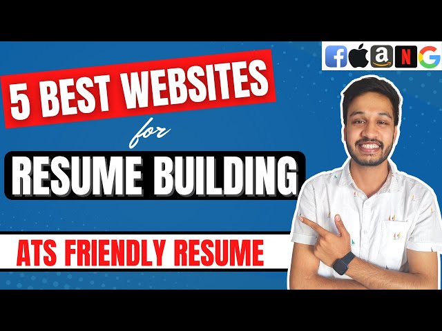 Best Resume Building Websites | ATS Friendly Resume | FREE Resume Templates | Resume Checker Website