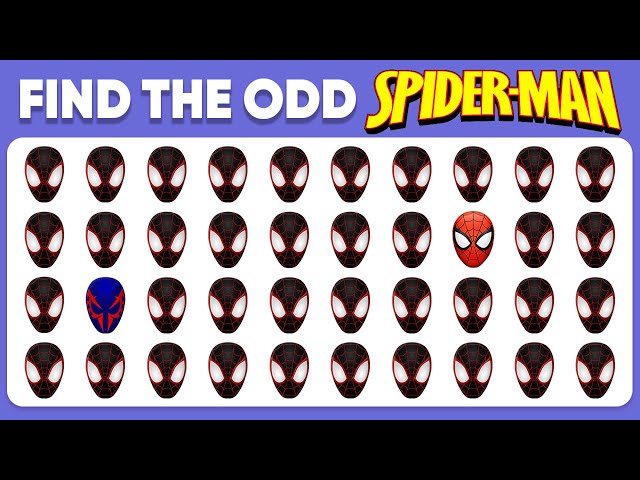 Find the ODD One Out Spider-Man Edition! 🕷️🦸‍♂️🕸️ Daily Quiz