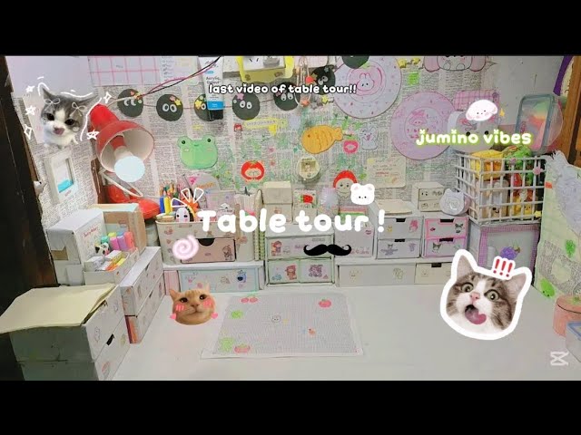 🌟Table tour~🌟 || last video💤 | jumino vibes {green 💚}|| 🩰 Nusu 🍡