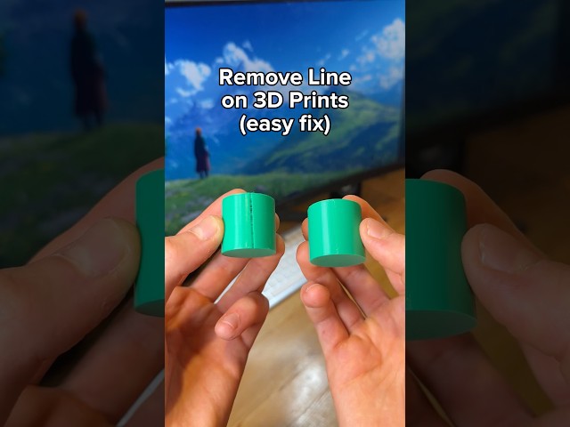 How to remove seam line from your 3d print with a single setting #3dprinting #3dprint #3d #bambulab