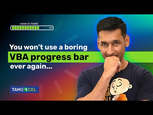 The Ultimate VBA Progress Bar Masterclass — 8 Styles You Can Use Today