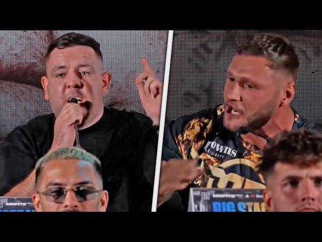 CHAOS! Jordan McCann vs Big Stacks • FULL PRESS CONFERENCE | Misfits Boxing