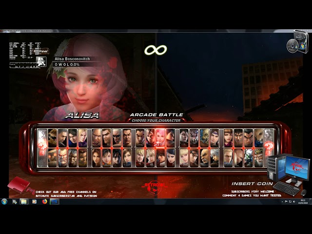 TEKKEN 6 RPCS3 4K SETTINGS AND INTRO SPEED COMPARISONS WINDOWS 7 SETUP 2019.05.10