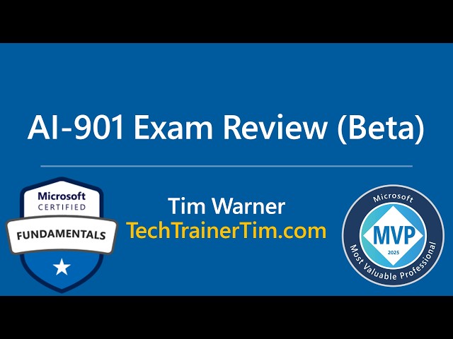 AI-901 Azure AI Fundamentals Exam Review (Beta)