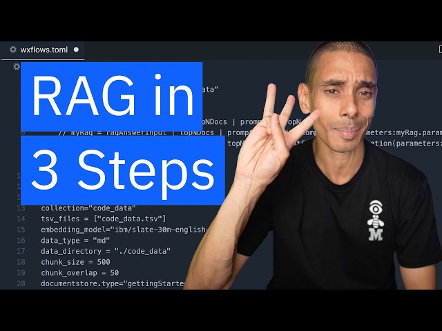 Setting up Retrieval Augmented Generation (RAG) in 3 Steps
