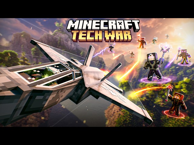 I Survived 100 Days In TECH VS MAGIC WAR in Minecraft....