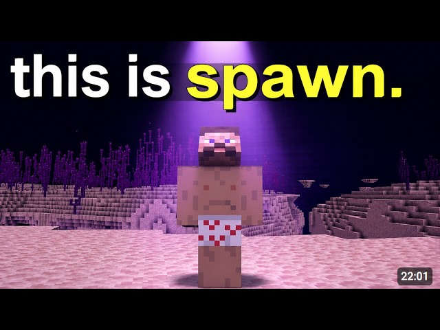 Beating Minecraft Backwards In Hardcore 🔥| Minecraft Bedrock