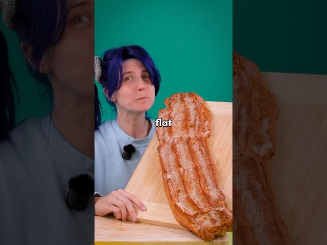 I can't believe I made this GIANT CHURRO!