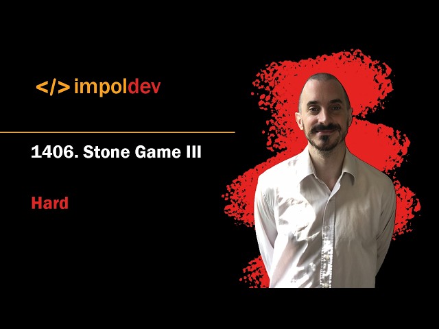 Stone Game III | LeetCode1406 - Python