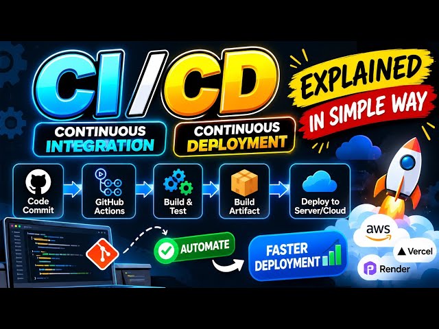 CI/CD Explained in Depth | Concepts, Workflow & Tools | Part 2