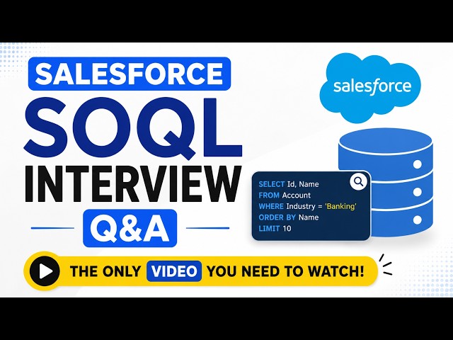 Salesforce SOQL Interview Questions & Answers | Learn everything about SOQL