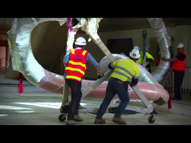 Installing a giant work of art - Create Explore Learn
