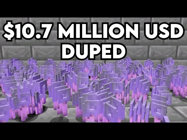 Duping on a Pay-To-Win Minecraft Server! ($10,700,000 USD)