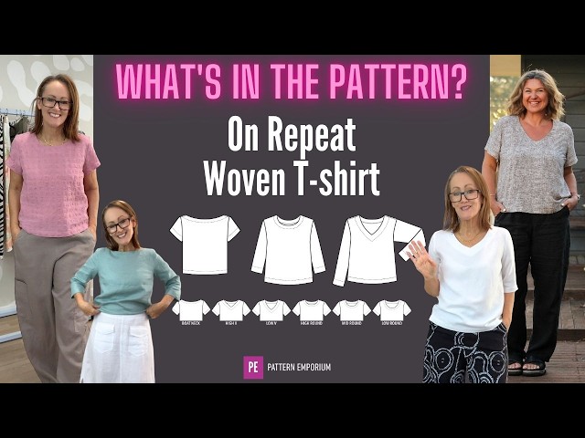 WHAT'S IN THE PATTERN | On Repeat Woven T-shirt