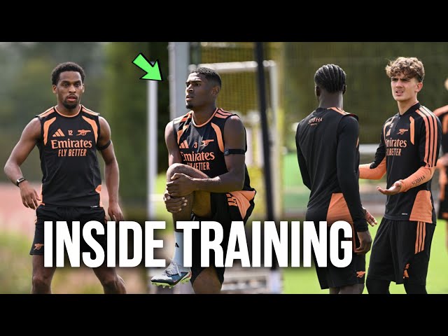 🔥Timber & Mosquera Fully Fit Before Sunderland! | Inside Arsenal Training 