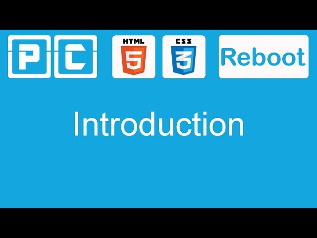 HTML5 and CSS3 beginners tutorial 1 - Introduction