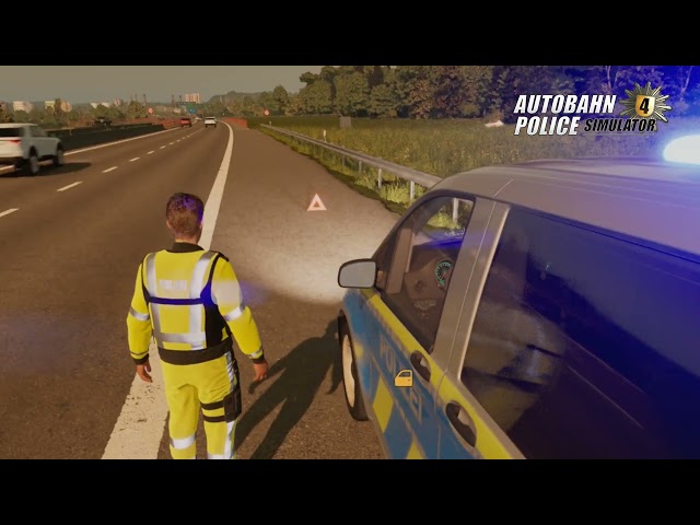 Autobahn Police Simulator 4: warning triangles from DEVLOG #6