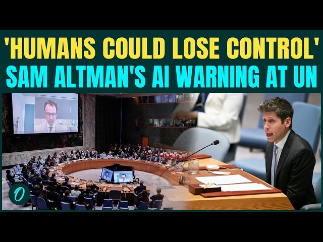 ‘We Could Lose Control’: Sam Altman’s CHILLING AI Warning Stuns UN, Open AI CEO Speaks At UNGA